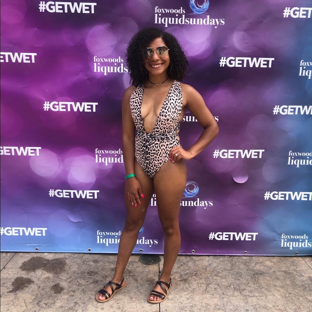 Cheetah bathing suit